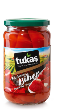 TUKAS KOZLENMIS KIRMIZI BIBER  (piments rouges braisés)